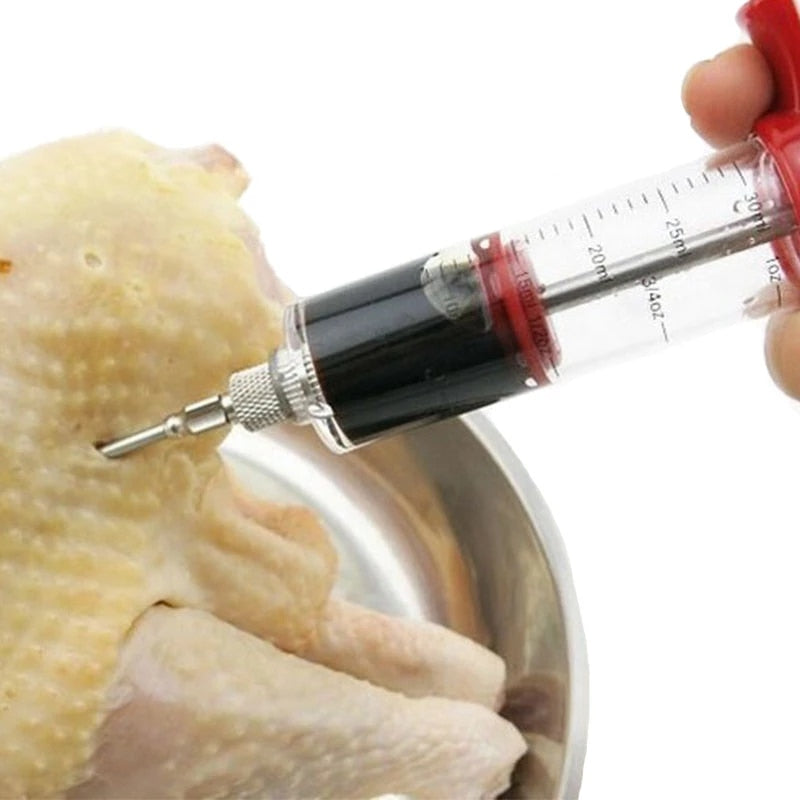 BBQ Meat Flavor Injector Needle Marinade Injector Chicken Flavor